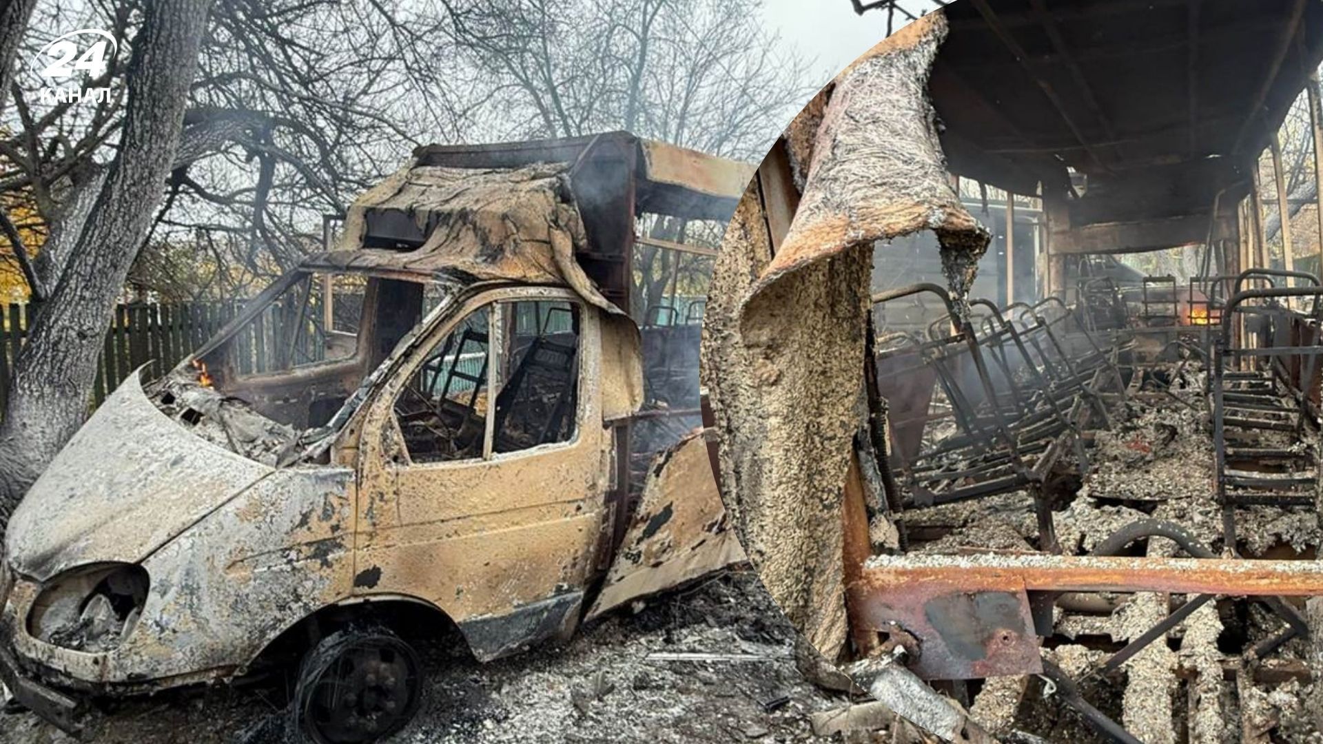 Російський дрон вдарив по маршрутці у Кіндратівці Російський дрон вдарив по маршрутці у Кіндратівці