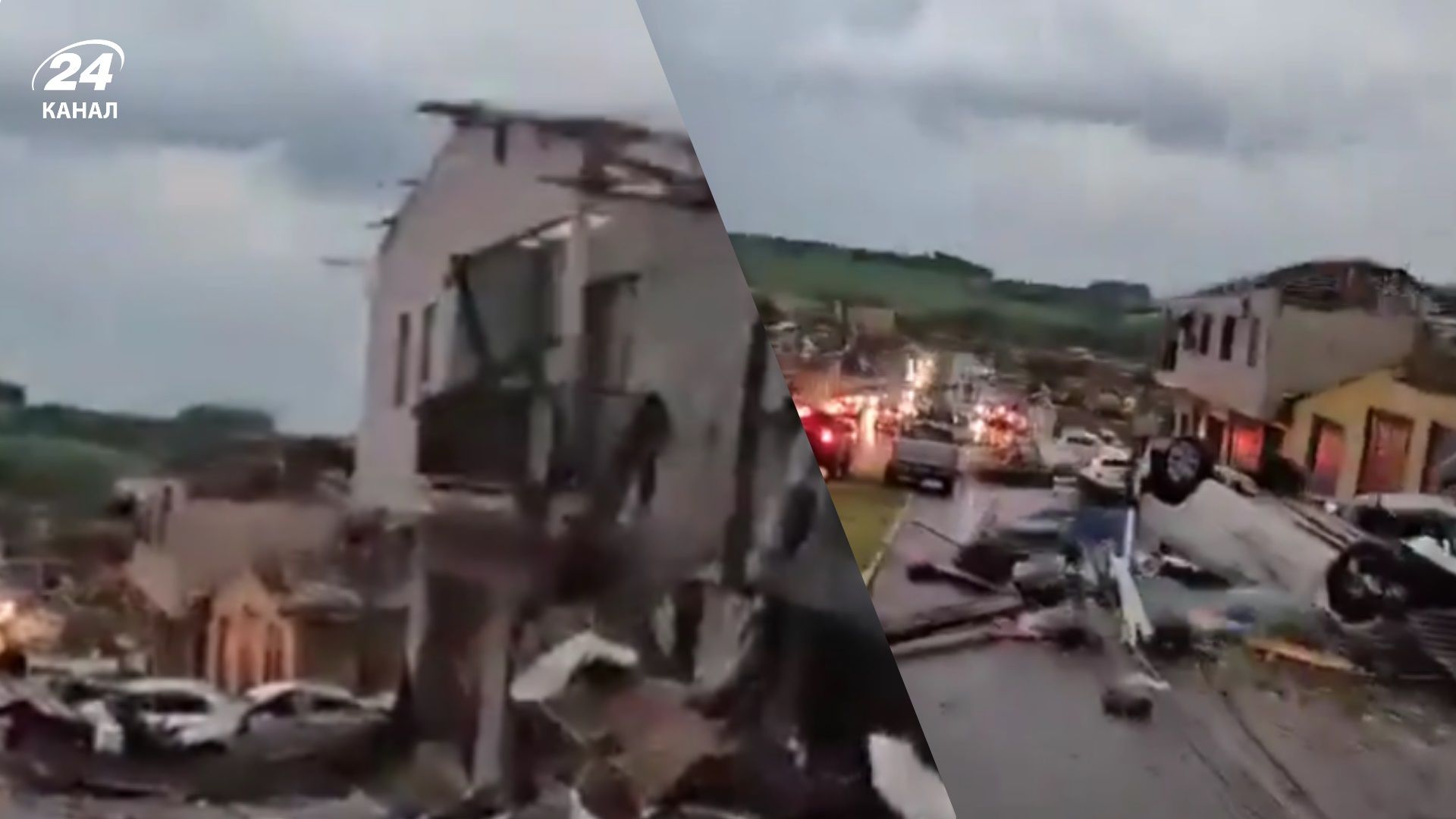 Торнадо разрушил почти целый город в Бразилии - 24 Канал Торнадо разрушил почти целый город в Бразилии - 24 Канал