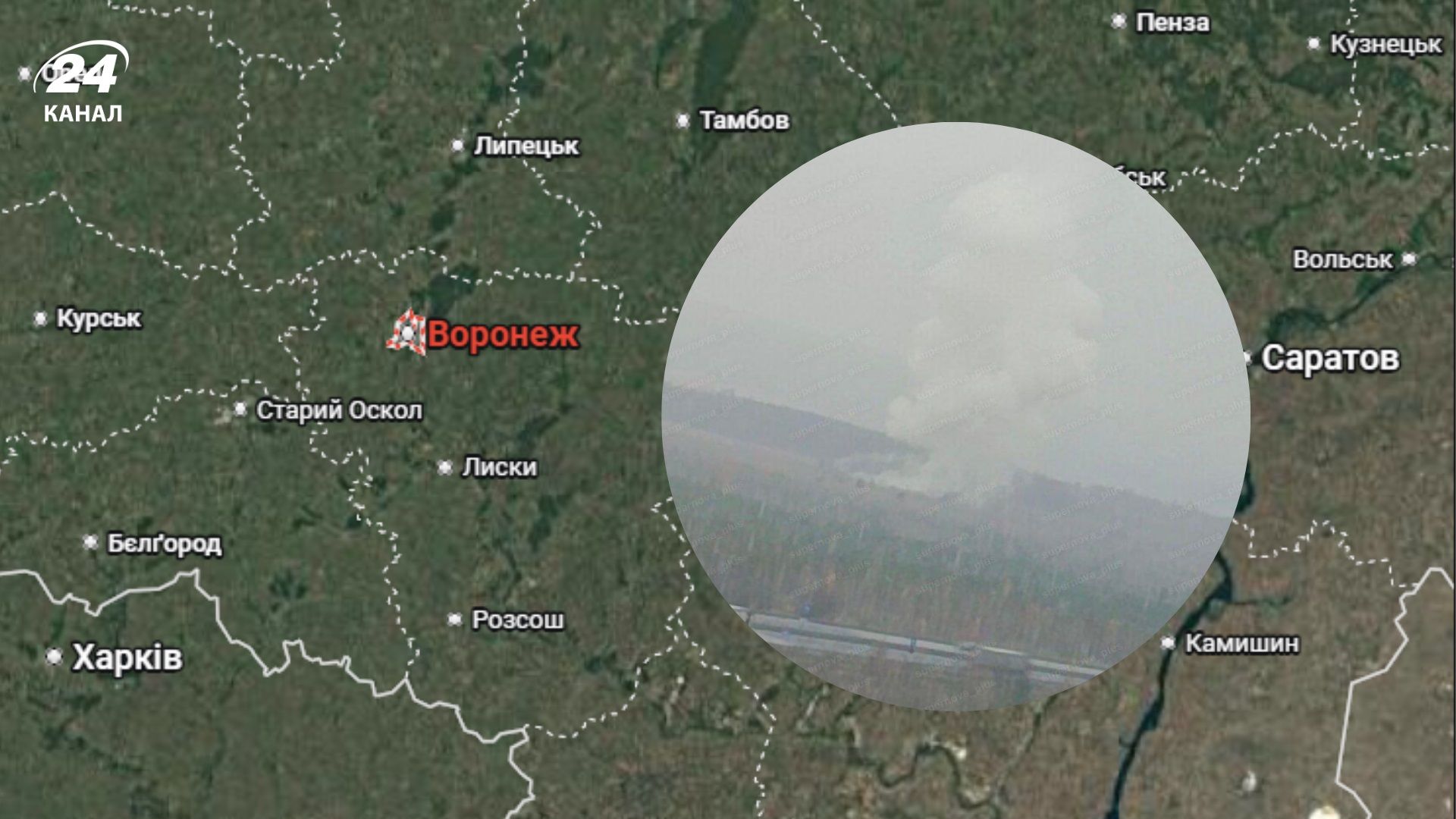 У Воронежі знову лунають вибухи - 24 Канал У Воронежі знову лунають вибухи - 24 Канал