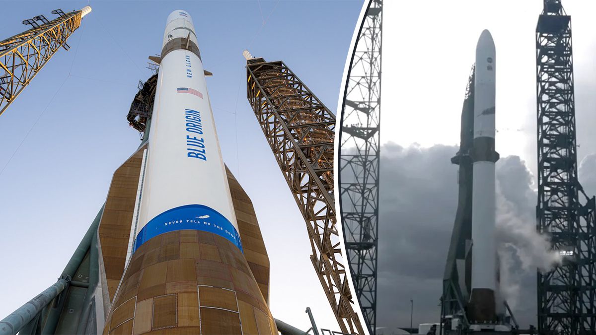 Запуск ракети New Glenn від Blue Origin перенесено через погоду та технічні проблеми Запуск ракети New Glenn від Blue Origin перенесено через погоду та технічні проблеми