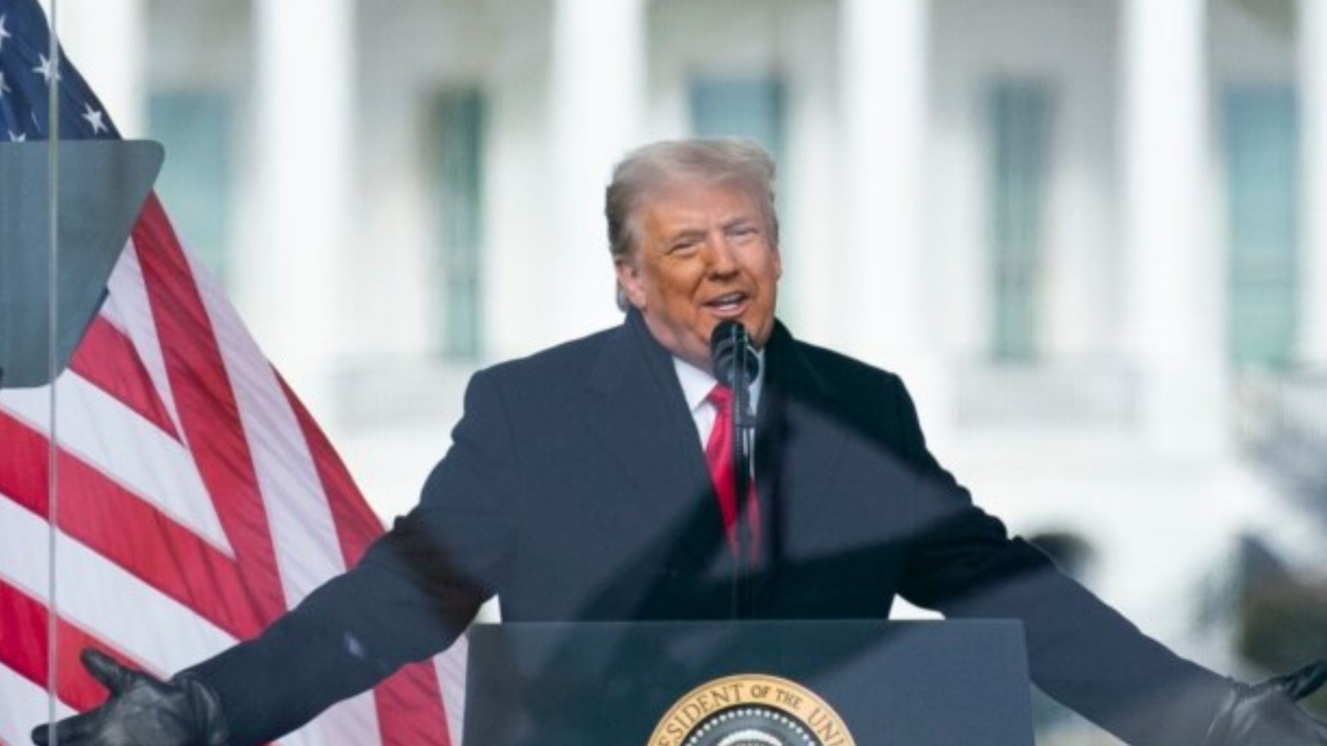 Трамп виголошує промову перед Штурмом Капітолія Трамп виголошує промову перед Штурмом Капітолія