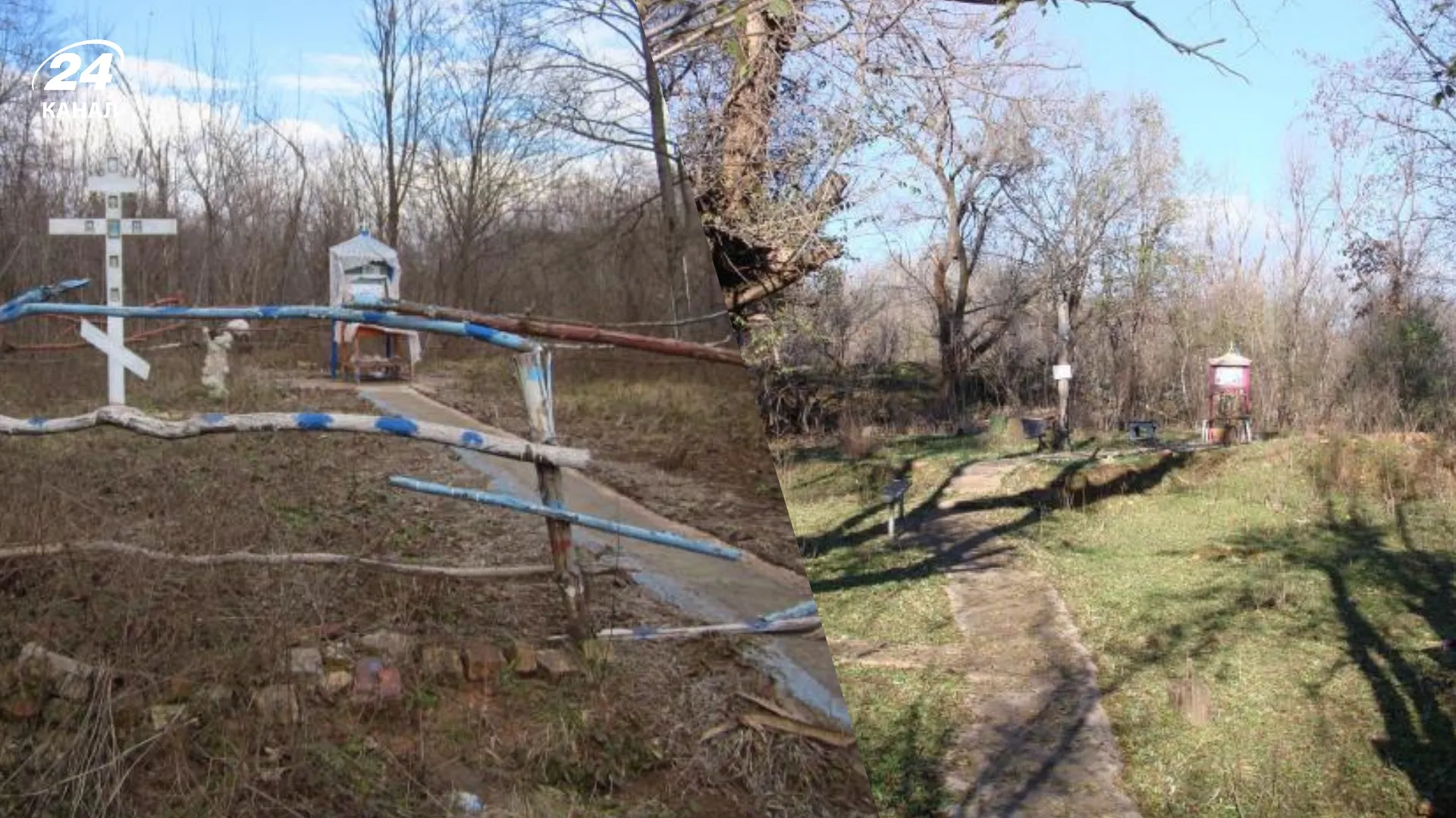 Стара церква Олександра Невського / Колаж 24 Каналу, фото Wikimapia Стара церква Олександра Невського / Колаж 24 Каналу, фото Wikimapia