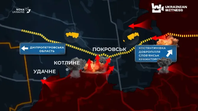 куда ведут дороги из Покровска, где трасса Покровск - Павлоград