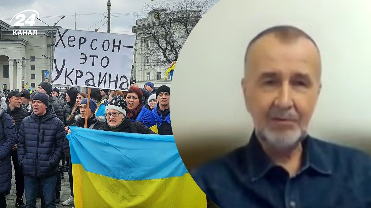 Как херсонцы протестовали против российских оккупантов