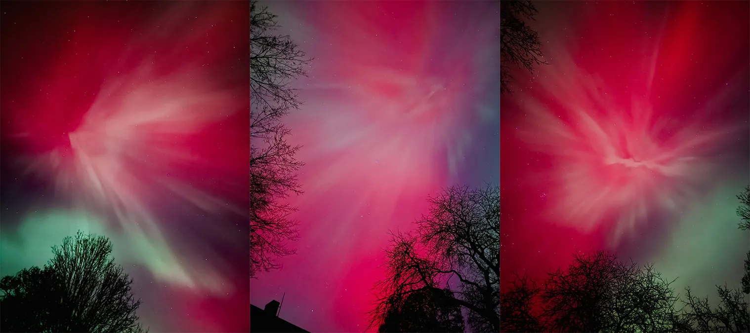 Полярные сияния в Миннесоте, США