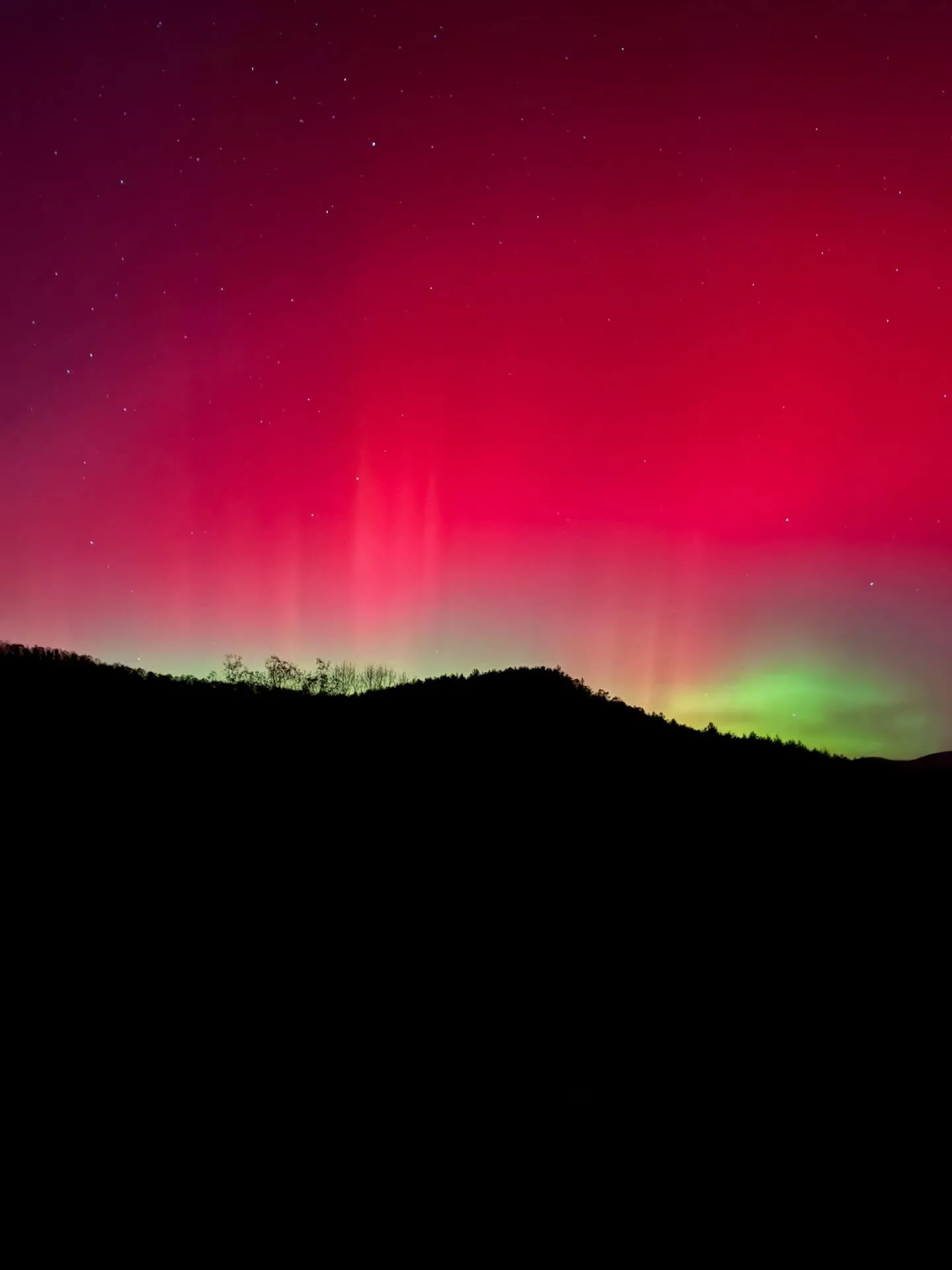 Полярное сияние в штате Джорджия