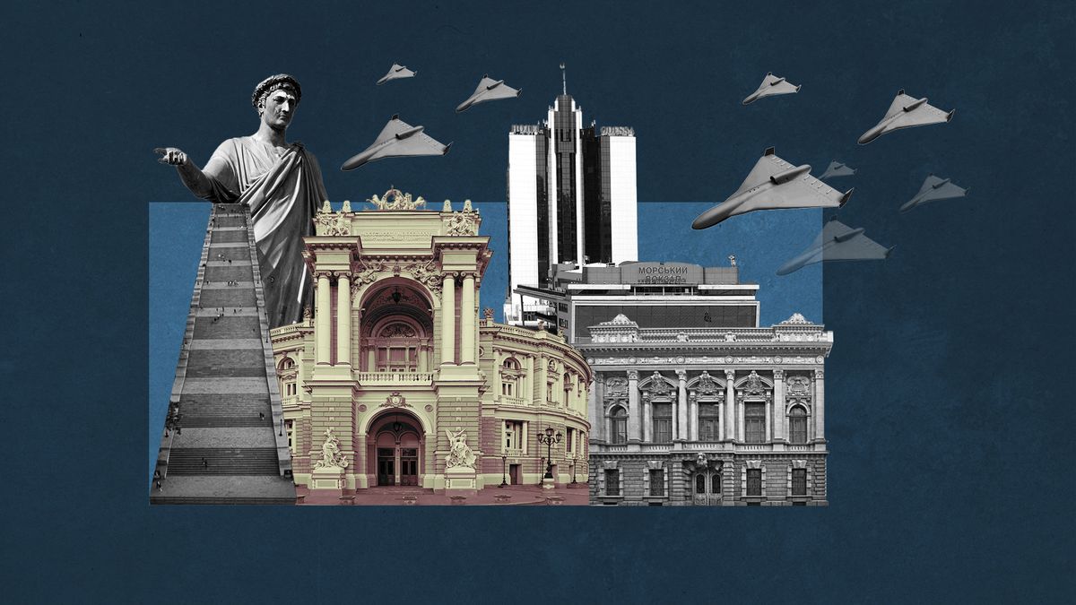 Шахеди і дрони в Одесі