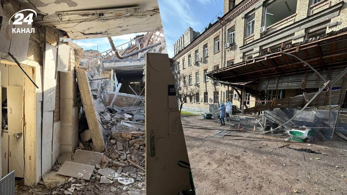 Росія вдарила по Інституту отоларингології у Києві - 24 Канал Росія вдарила по Інституту отоларингології у Києві - 24 Канал