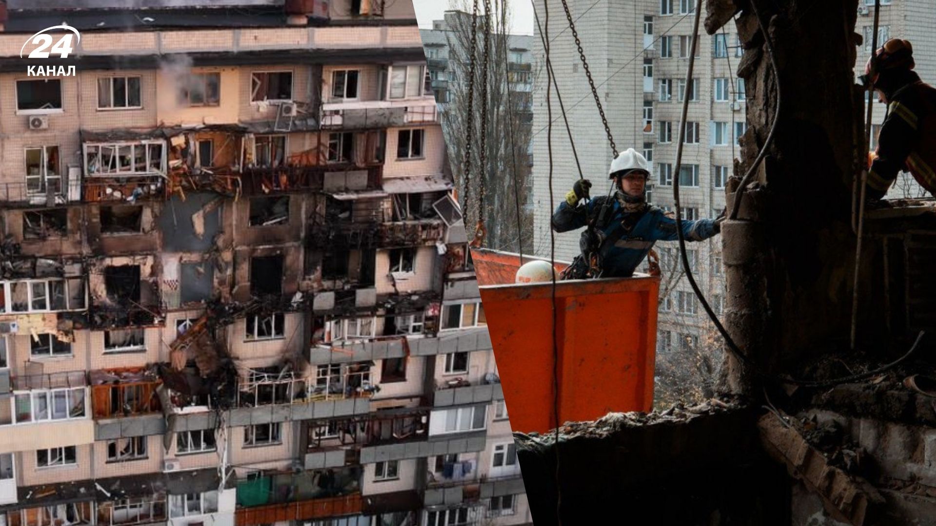 Разбор завала многоэтажки в Деснянском районе продолжается