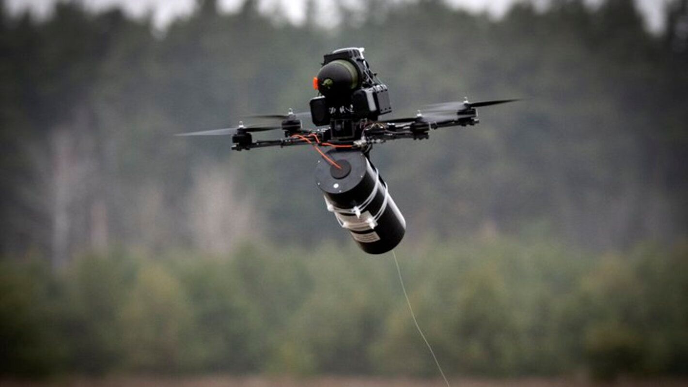 Дроны на оптоволокне
