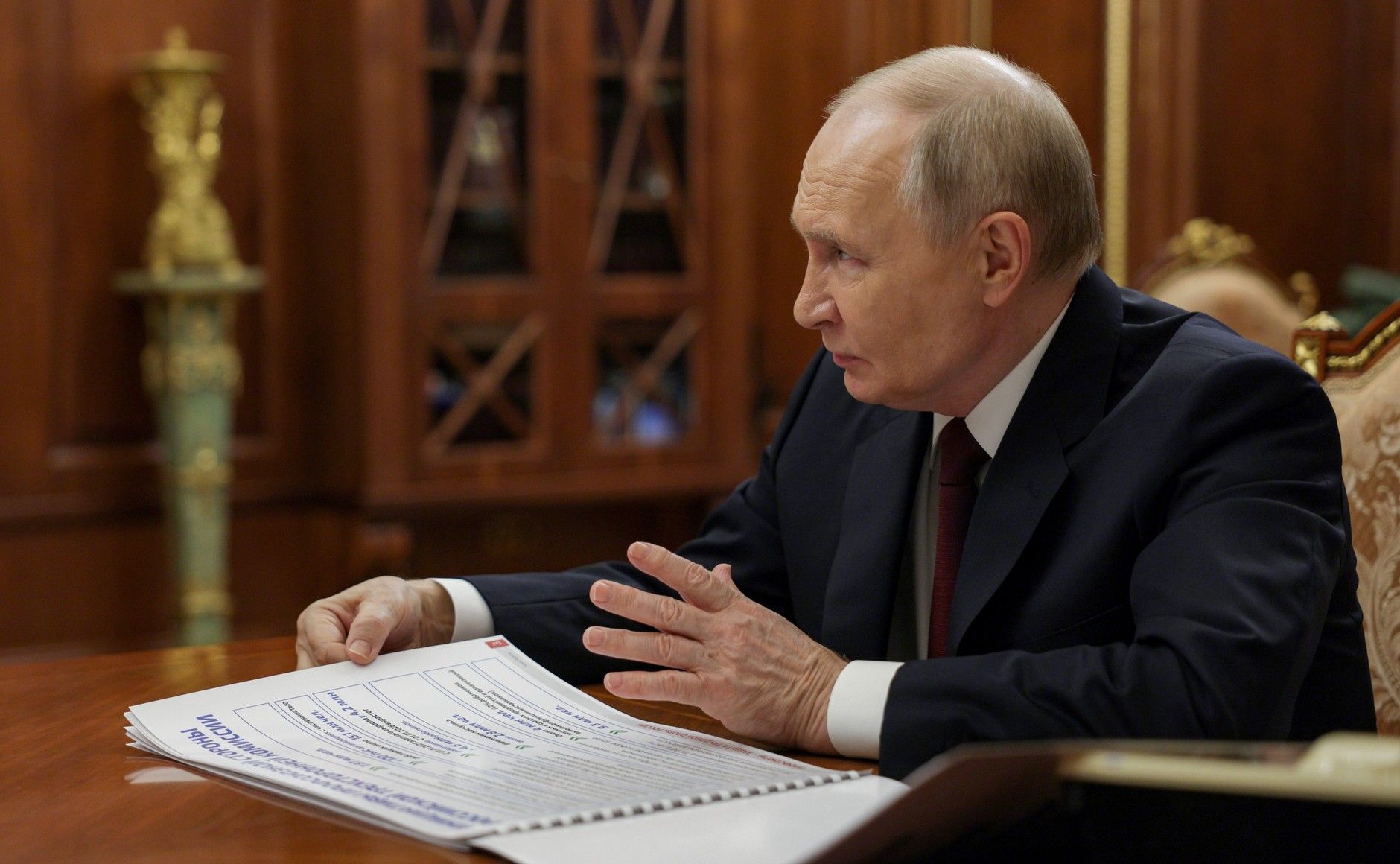 Российский диктатор Владимир Путин