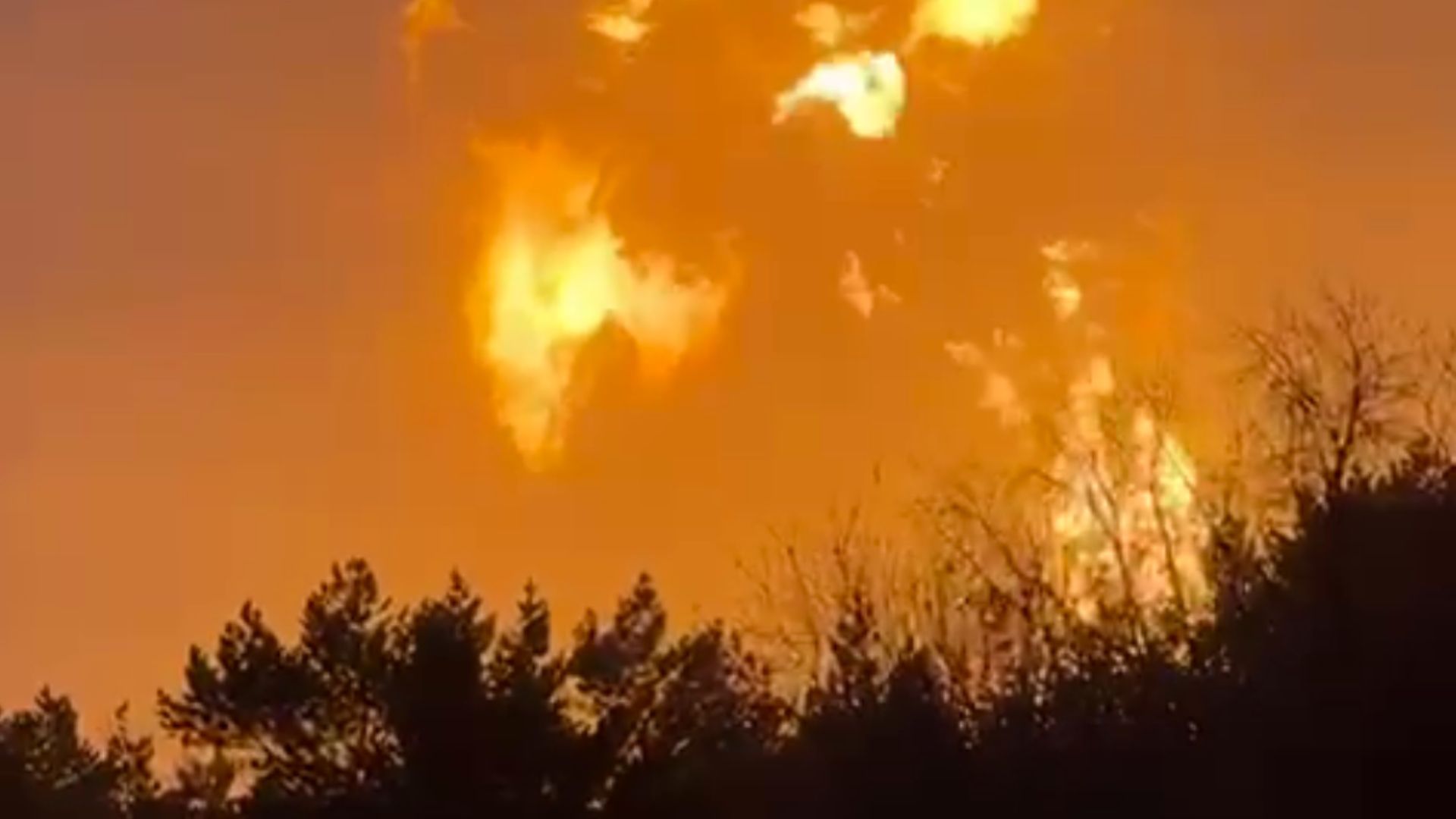 В Омской области произошла авария на газопроводе