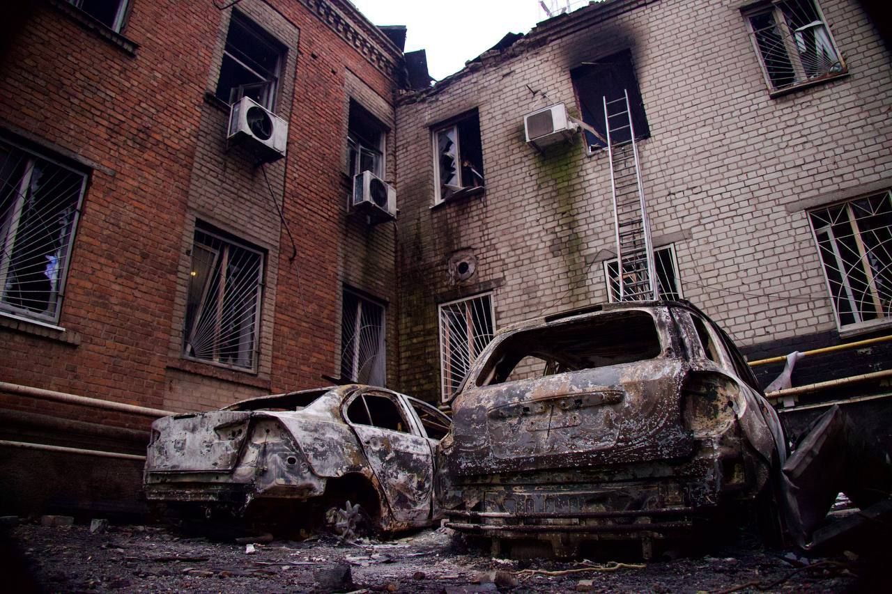 Российские БПЛА массированно атаковали Днепр