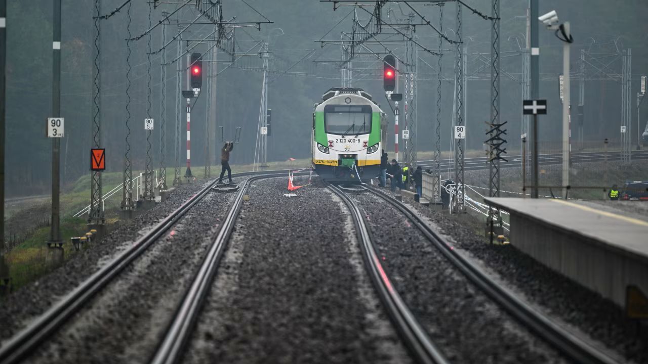 Диверсія на польській залізниці - 24 Канал Диверсія на польській залізниці - 24 Канал