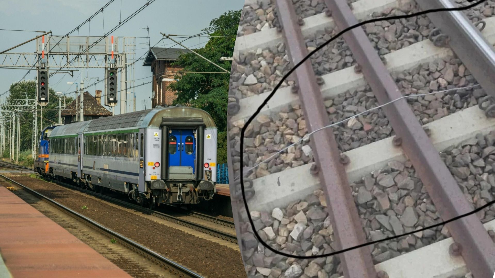 Диверсія на польській залізниці (ілюстративне фото) Диверсія на польській залізниці (ілюстративне фото)