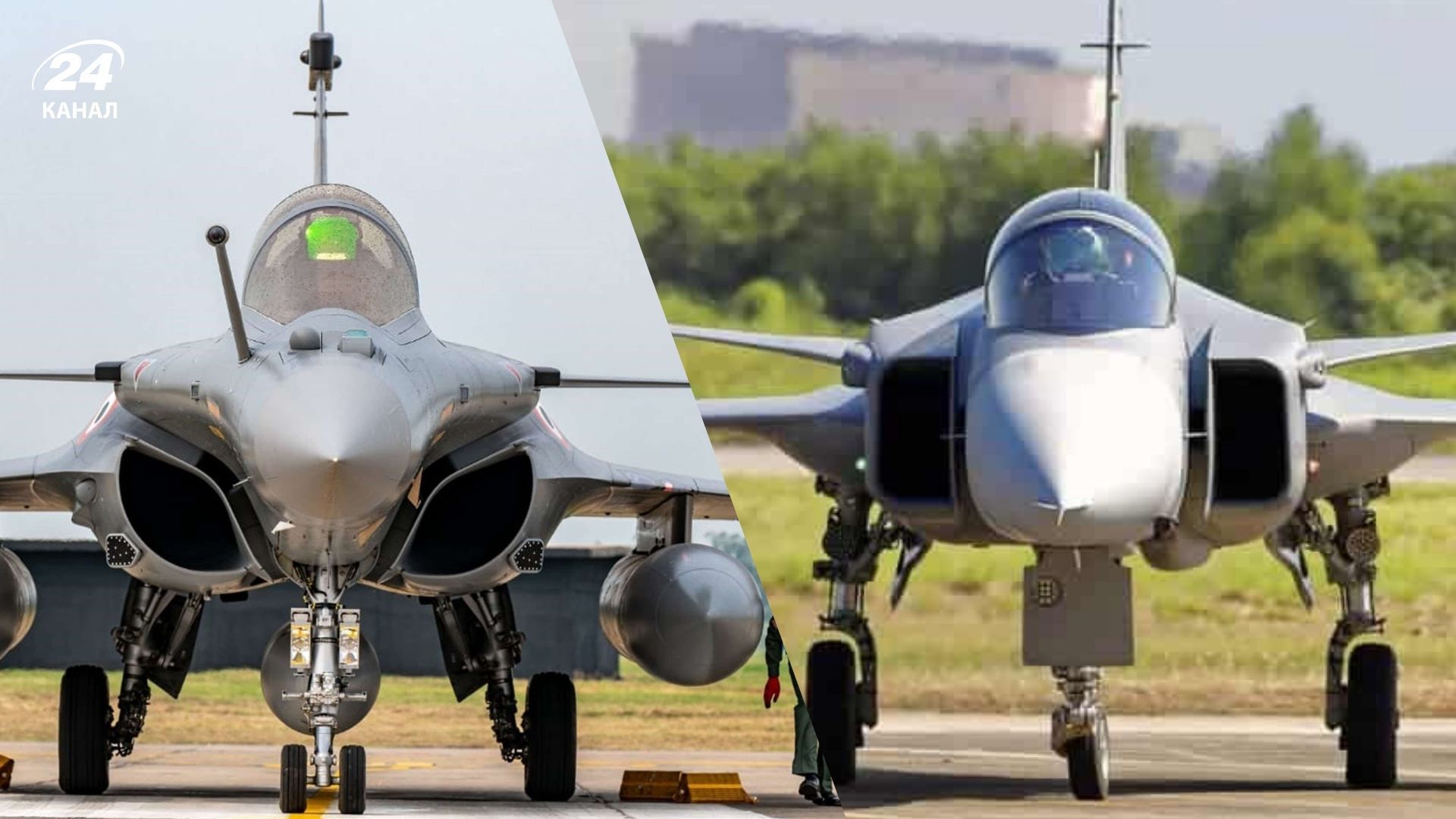 Винищувачі Rafale і Gripen