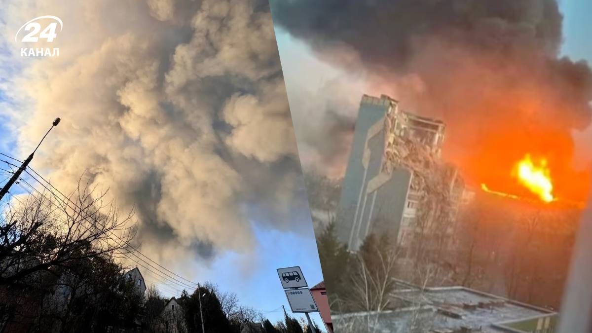 Россия нанесла удар по западным регионам Украины Россия нанесла удар по западным регионам Украины