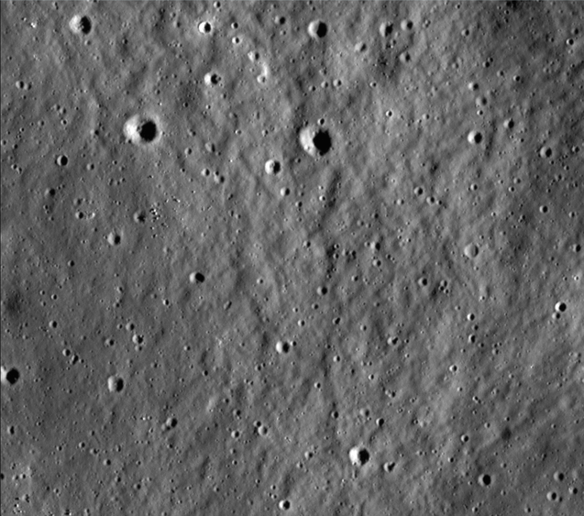 Crater on the moon