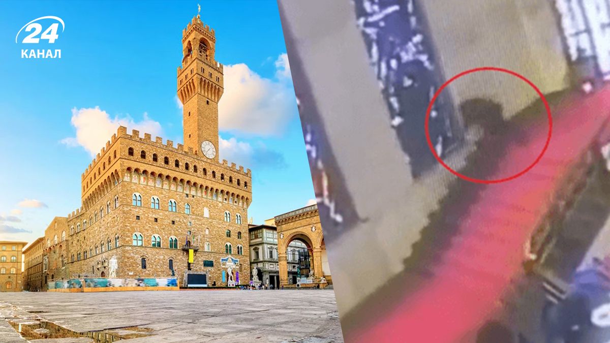 В Италии чиновник врезался в 100-летний витраж в музее - видео В Италии чиновник врезался в 100-летний витраж в музее - видео