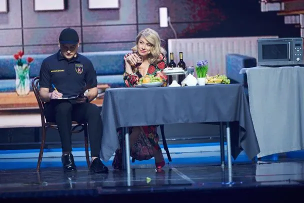 Олена Кравець під час виступу у 