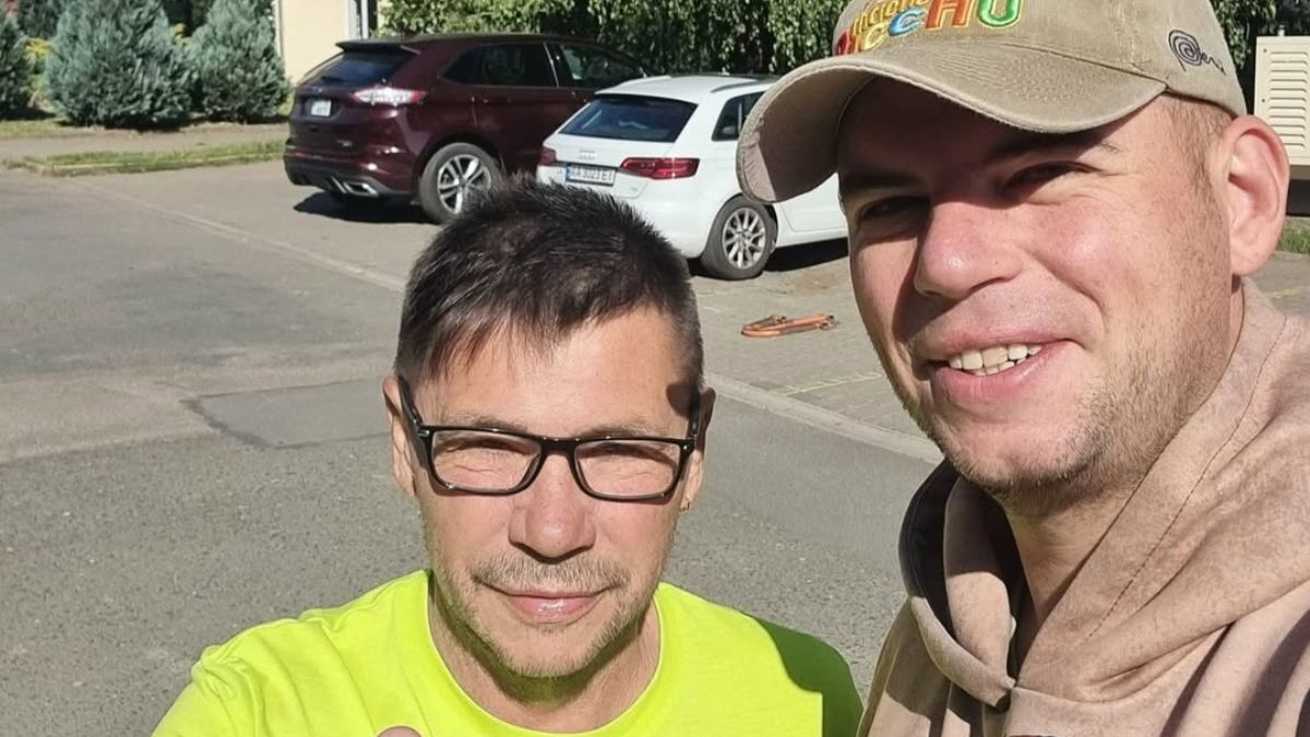 Лесик с сыном Лесик с сыном