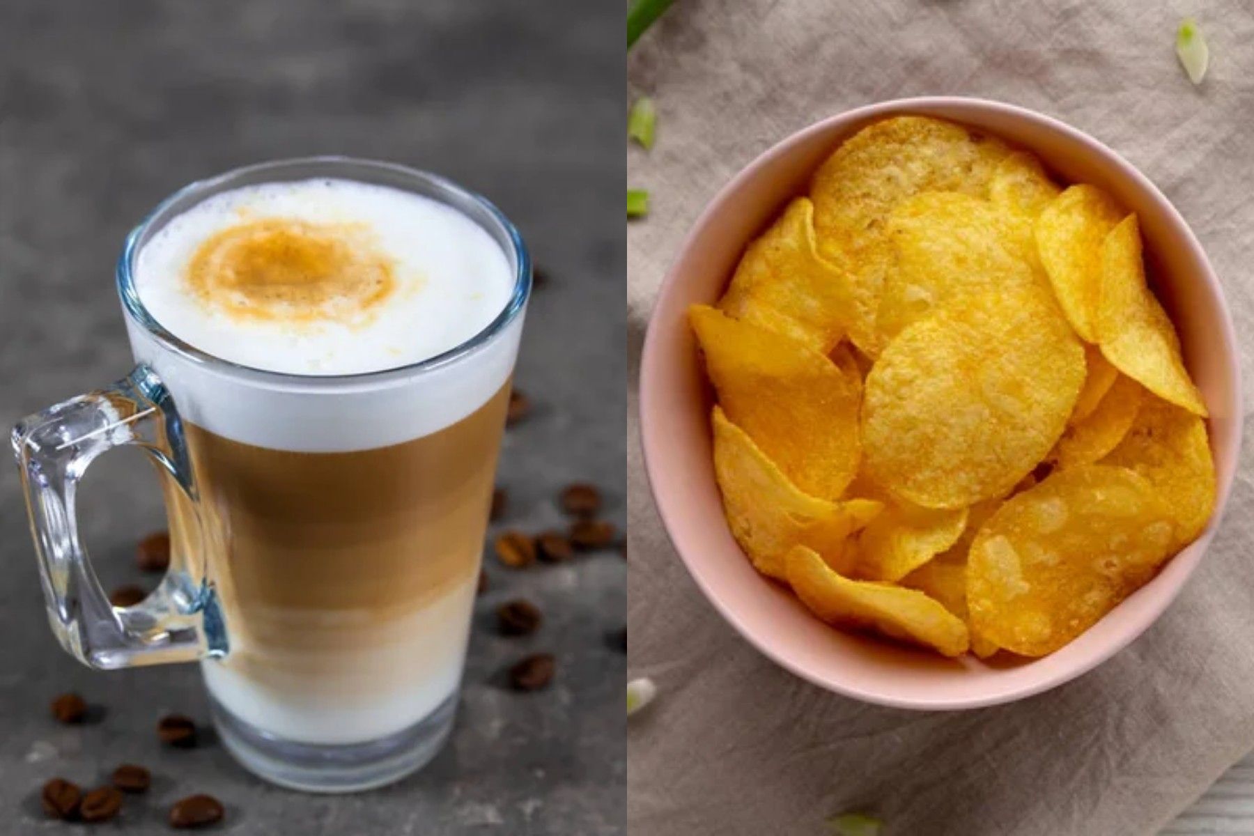 Чипсы, газировка, американо, латте - как правильно
