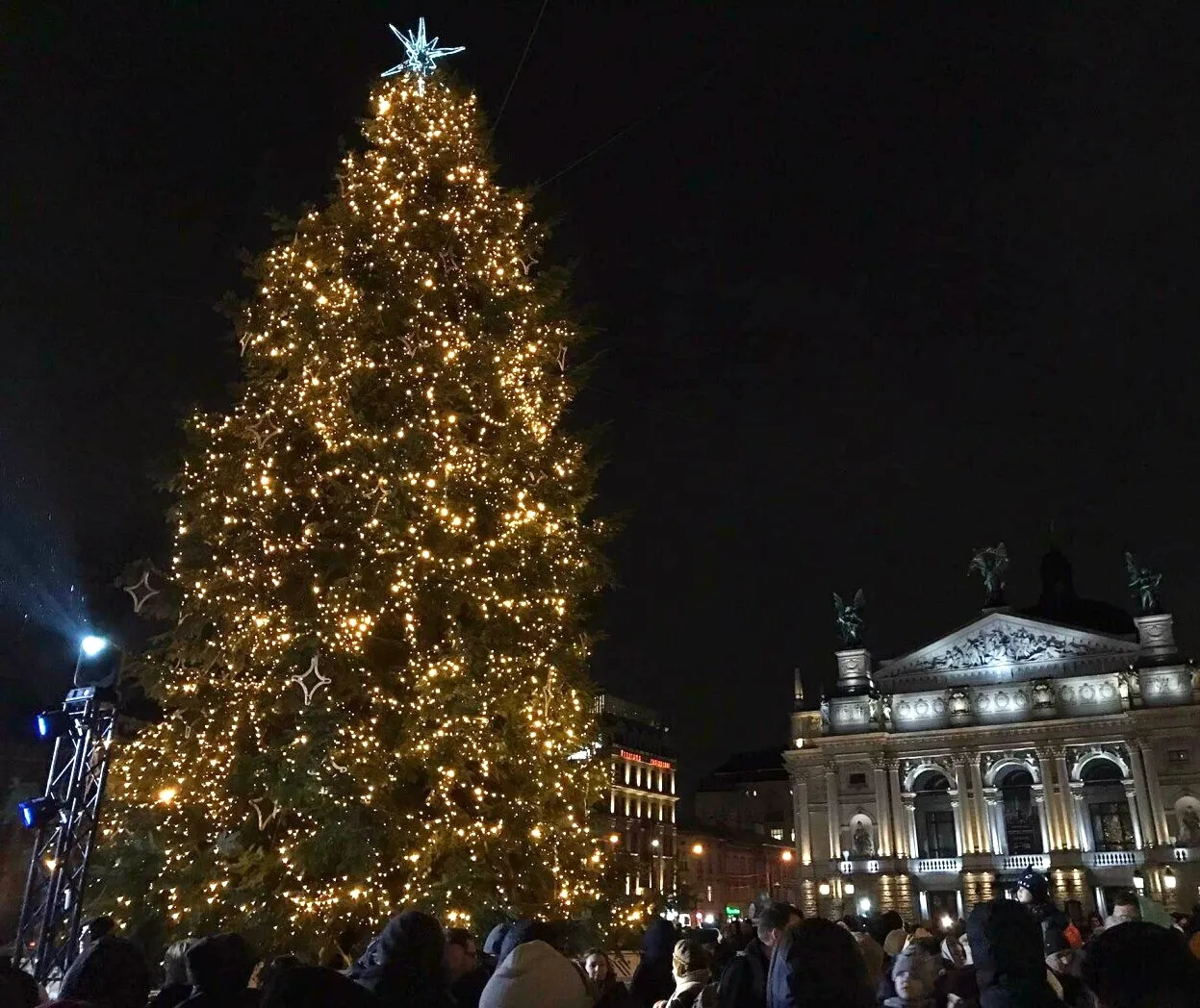Головна ялинка Львова у 2022 році / фото 032.ua