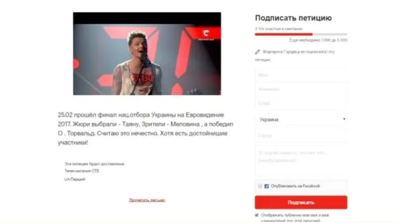 Фаны MELOVIN создали петицию о нечестном финале Нацотбора Фаны MELOVIN создали петицию о нечестном финале Нацотбора