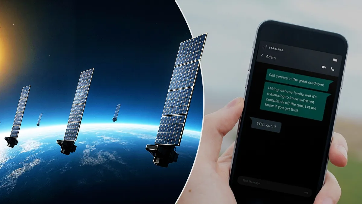 Direct to Cell забезпечується технологією Starlink Direct to Cell забезпечується технологією Starlink