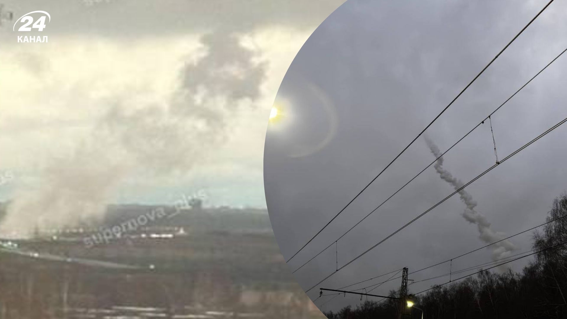 Москву та область атакували дрони Москву та область атакували дрони