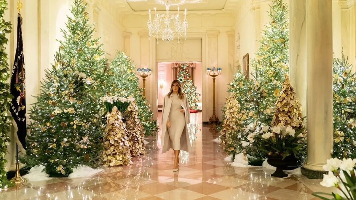 Білий дім на Різдво у 2019 році Білий дім на Різдво у 2019 році