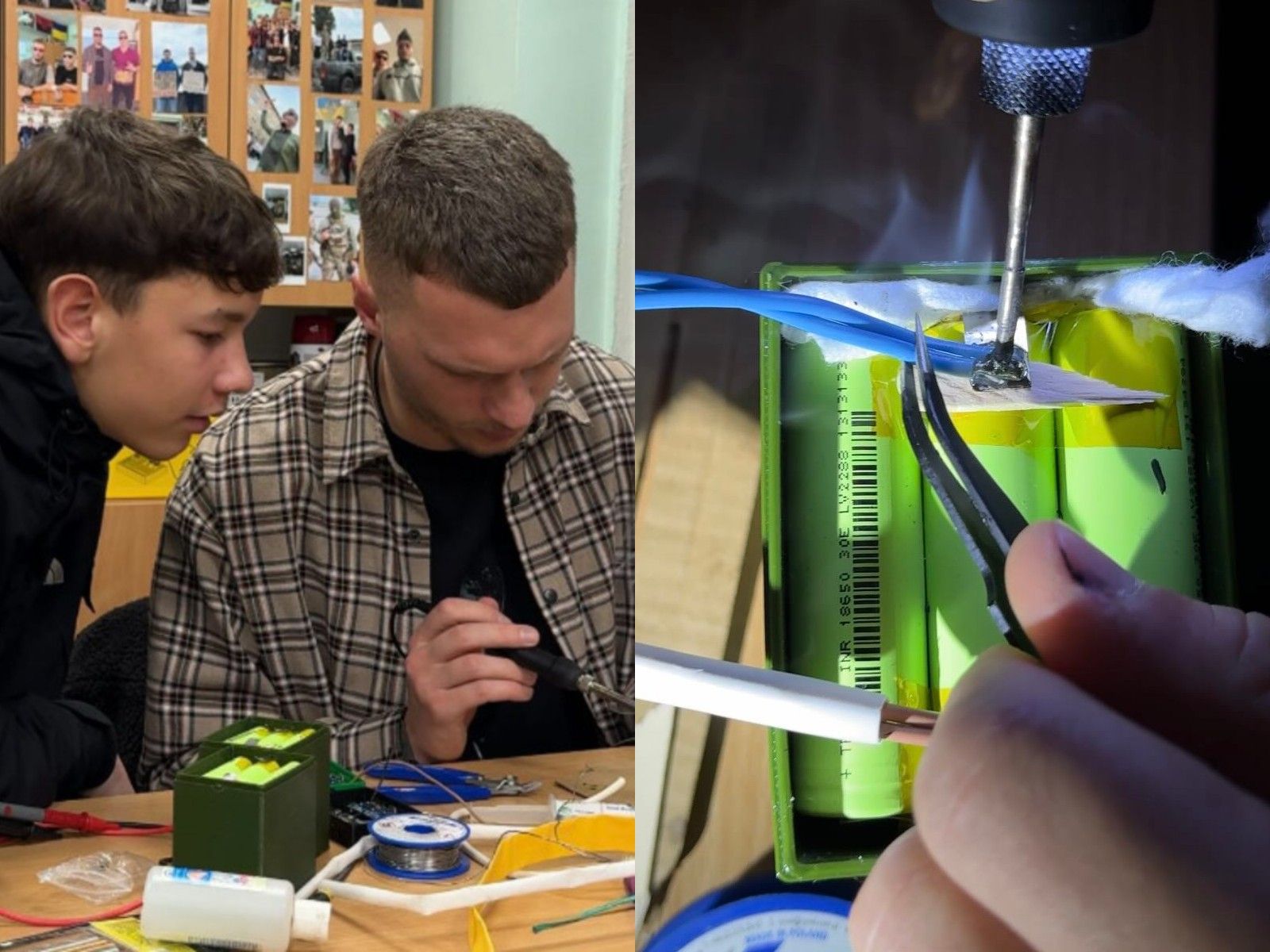 Руслан Ігорович - учитель змайстрував з учнем повербанк і вразив мережу Руслан Ігорович - учитель змайстрував з учнем повербанк і вразив мережу