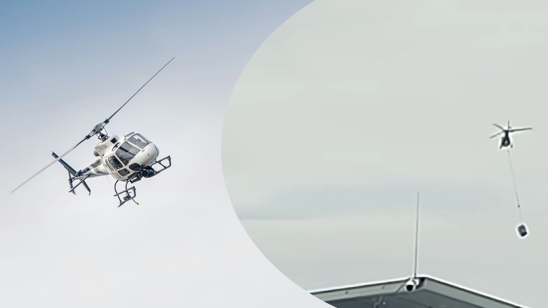 Компания Valeo уронила товар во время доставки вертолетом Компания Valeo уронила товар во время доставки вертолетом