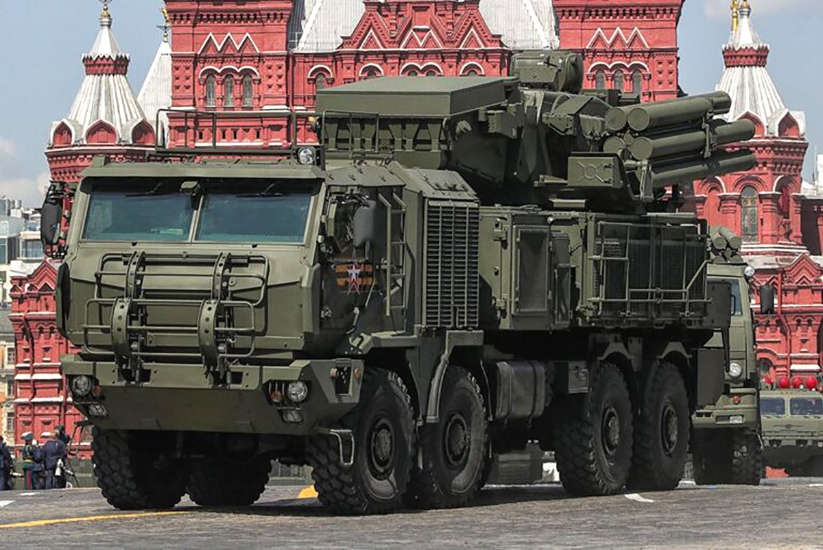Российский ЗРК Панцирь в Москве