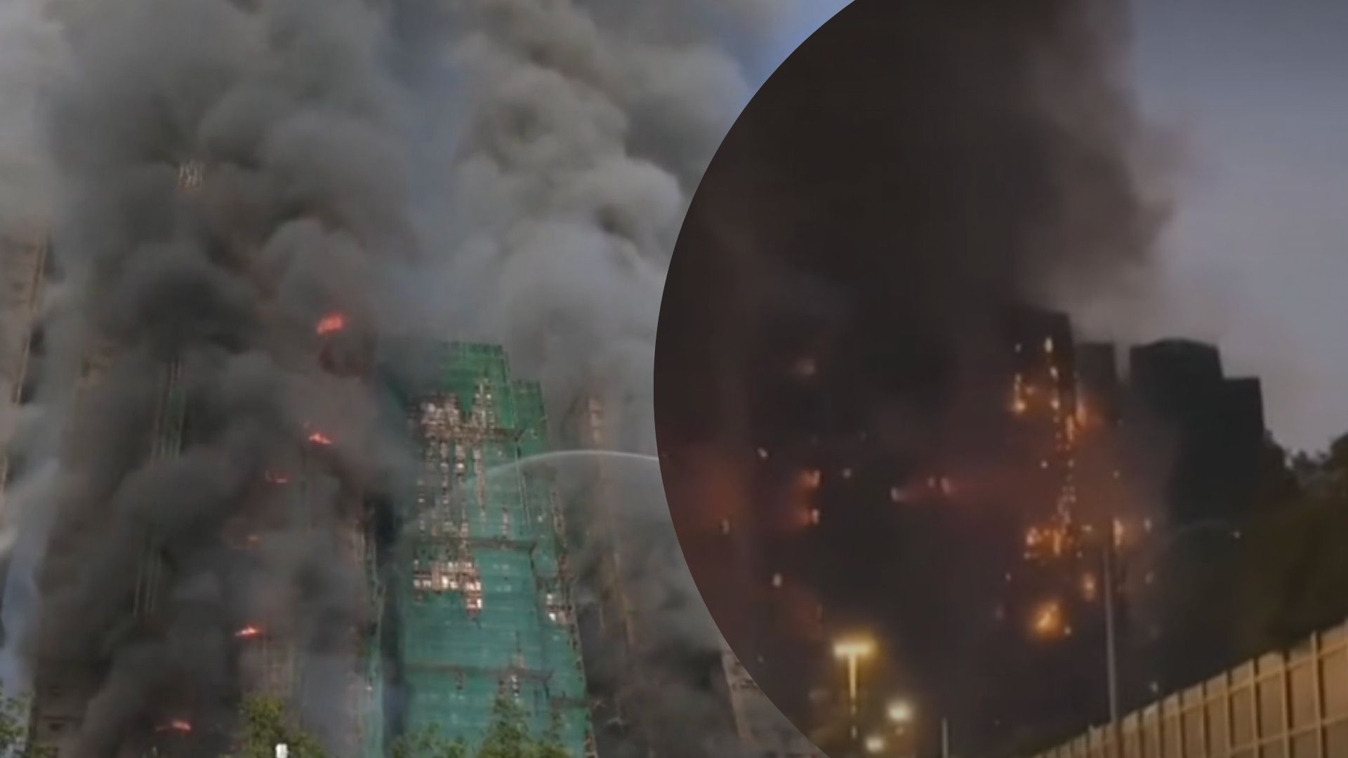 Жилой комплекс горит в Гонконге - 24 Канал