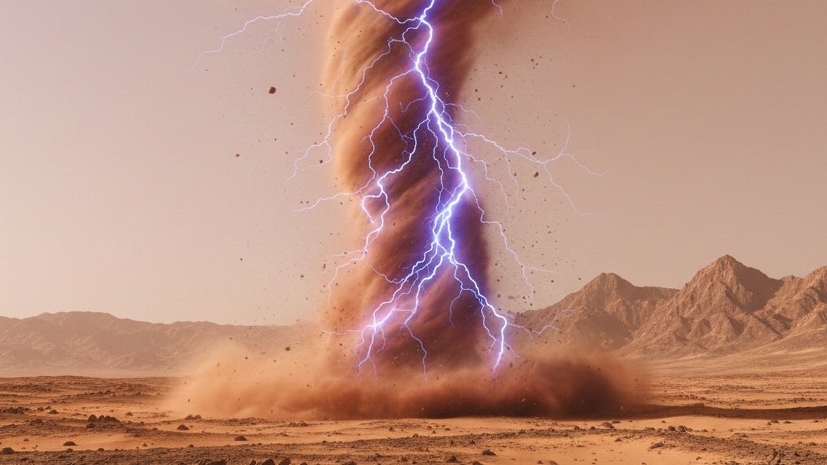 Марсохід Perseverance записав звуки електричних розрядів у пилових вихорах Марсохід Perseverance записав звуки електричних розрядів у пилових вихорах