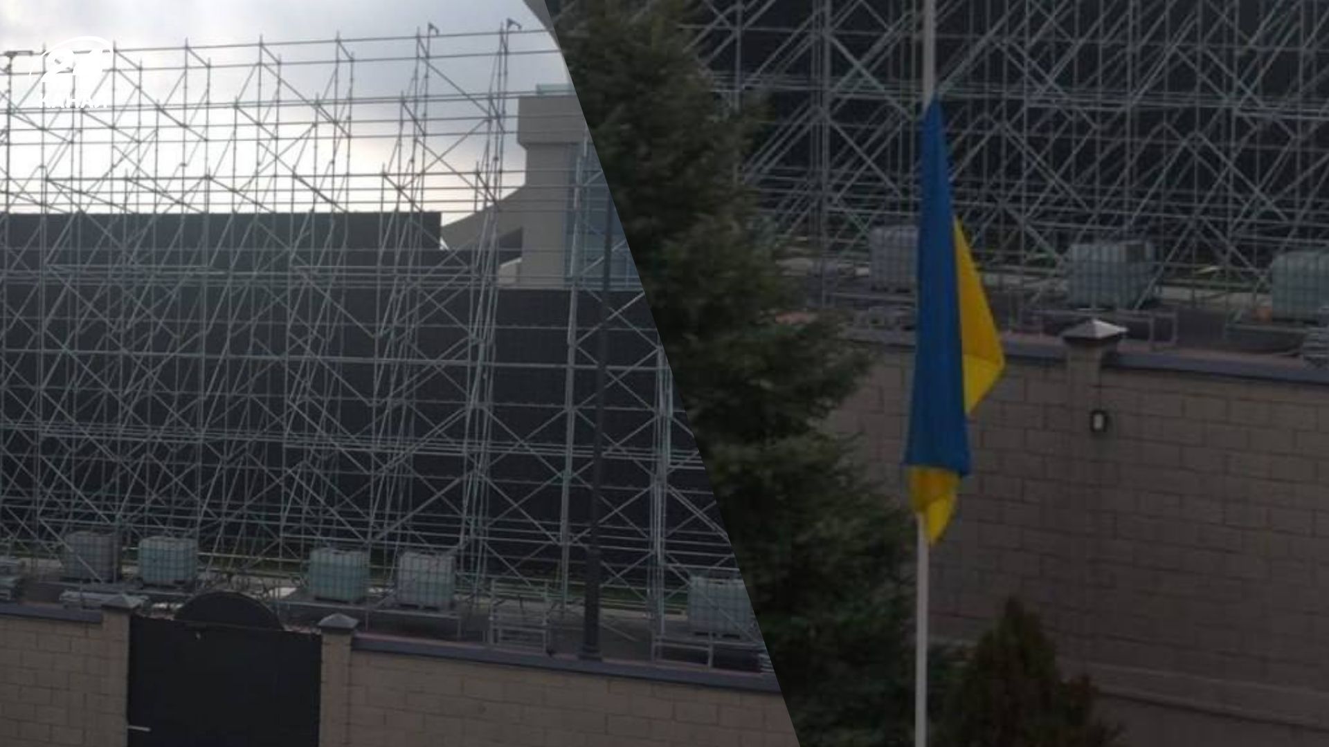 Посольство Украины спрятали во время визита Путина в Кыргызстан Посольство Украины спрятали во время визита Путина в Кыргызстан