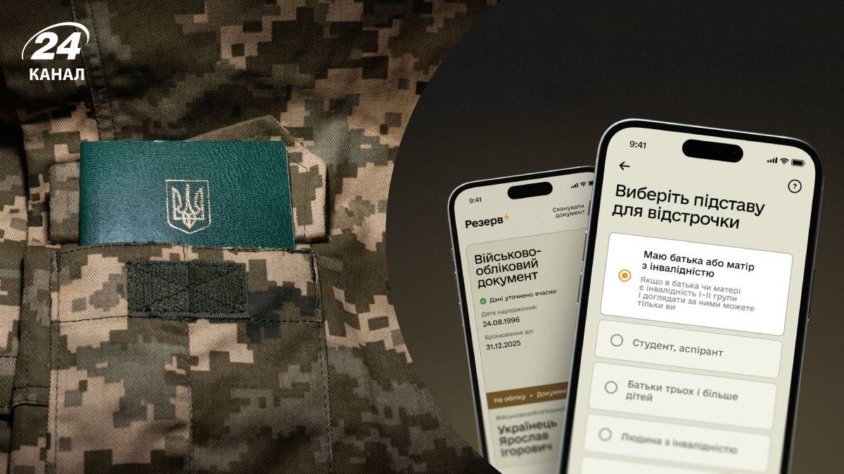 Відстрочка через Резерв+ - 24 Канал Відстрочка через Резерв+ - 24 Канал