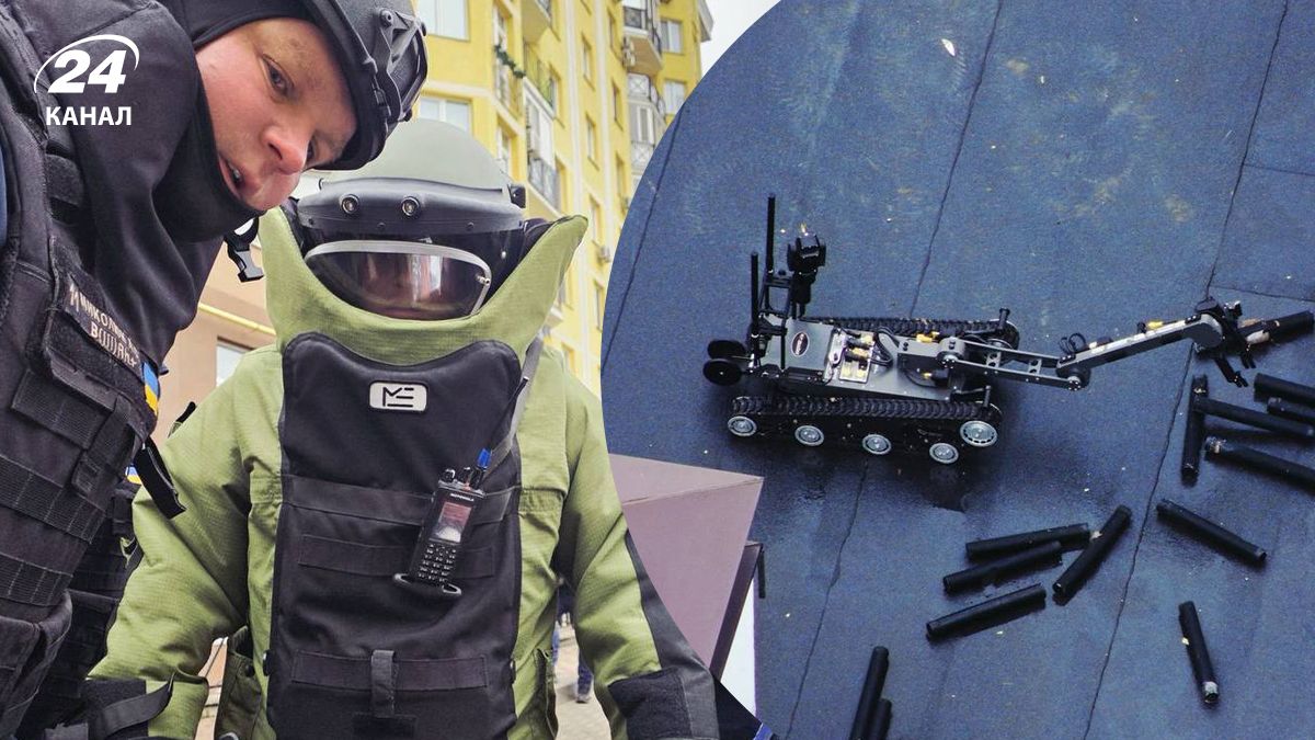 Під Києвом на даху будинку був 21 касетний боєприпас - чим усе закінчилося - відео - 24 Канал Під Києвом на даху будинку був 21 касетний боєприпас - чим усе закінчилося - відео - 24 Канал