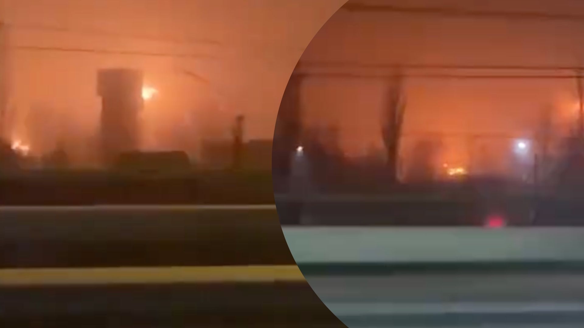 В Орловской области атаковали нефтебазу - 24 Канал