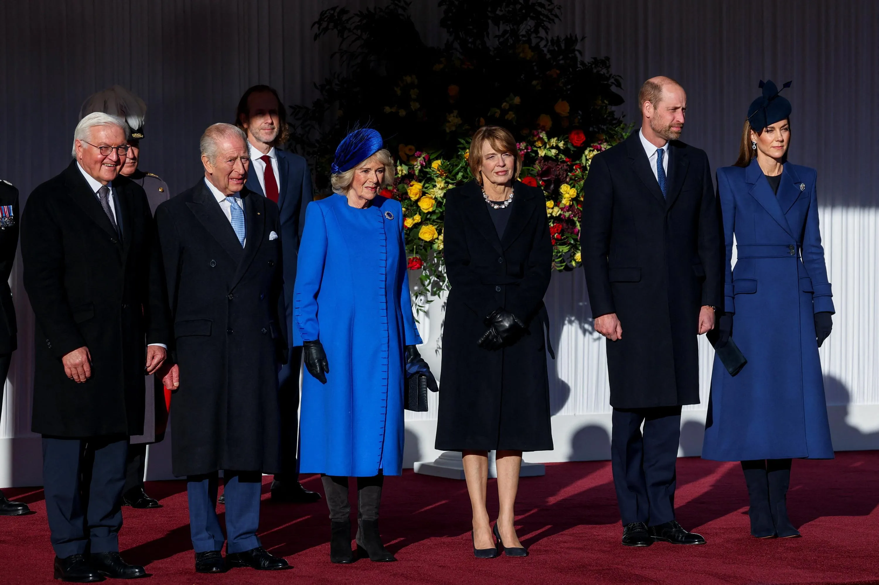 Королівська родина з президентом і першою леді Німеччини