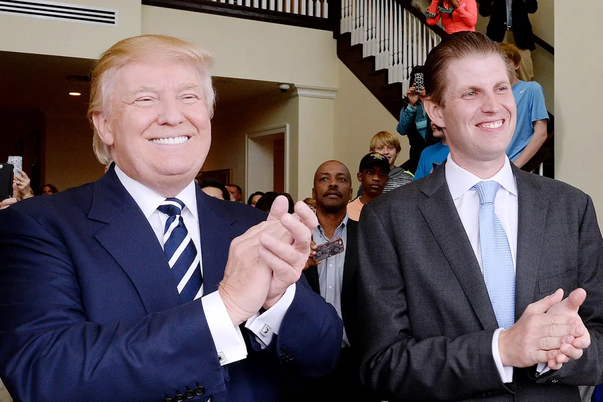 Ерік Трамп збагатився у 10 разів з моменту обрання Дональда Трампа Ерік Трамп збагатився у 10 разів з моменту обрання Дональда Трампа