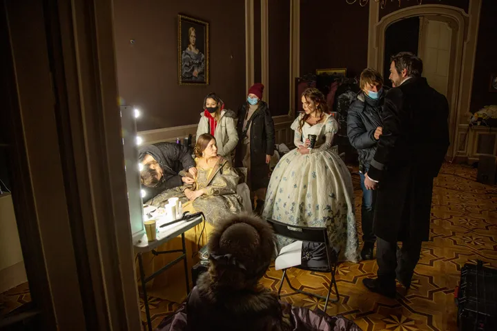 Кадры со съемок / фото Укринформ Кадры со съемок / фото Укринформ