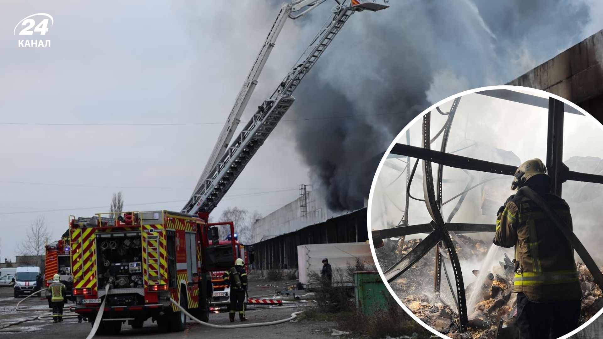 В Луцке после российской атаки горят склады - 24 Канал В Луцке после российской атаки горят склады - 24 Канал