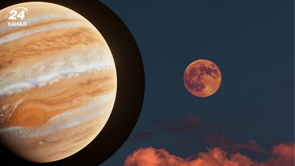 Юпітер і Місяць зійдуться на небі Юпітер і Місяць зійдуться на небі