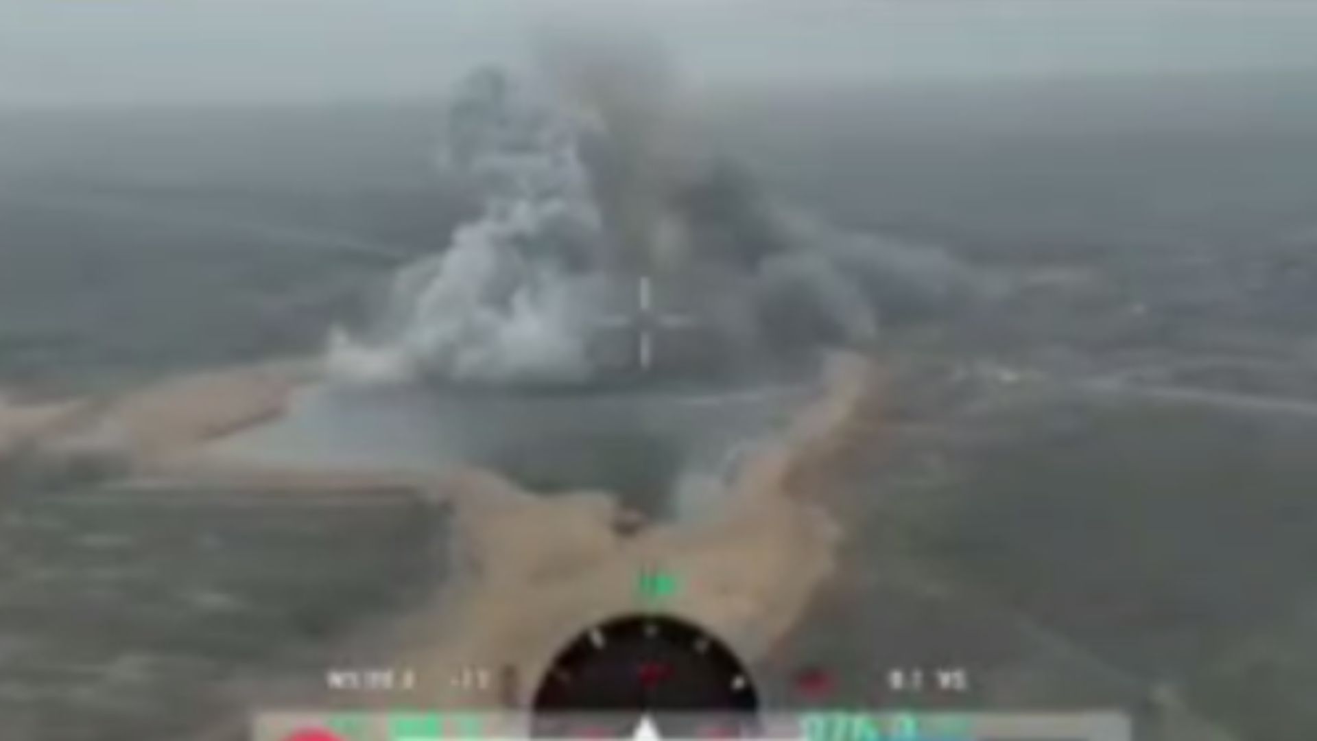 Підрив дамби на Донеччині Підрив дамби на Донеччині