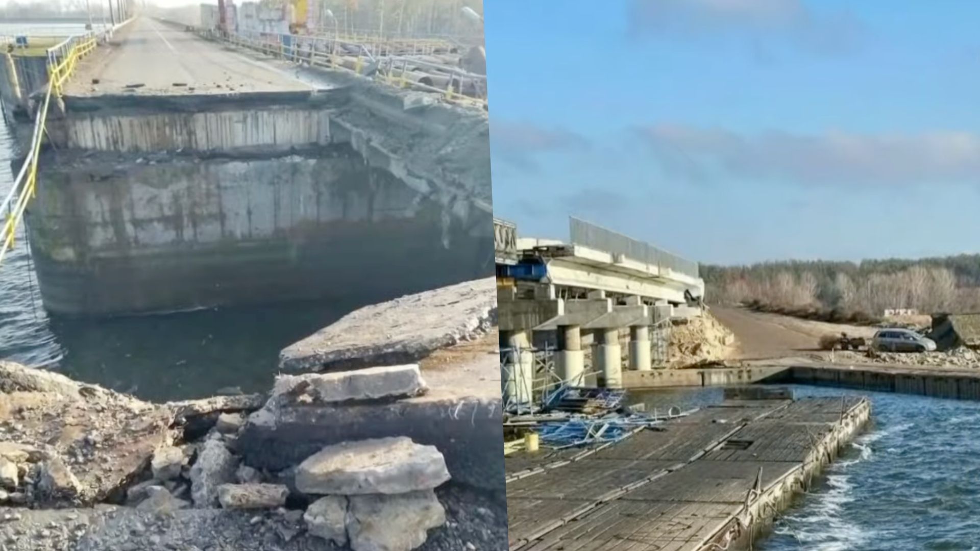 Росія вдарила по греблі Печенізького водосховища Росія вдарила по греблі Печенізького водосховища