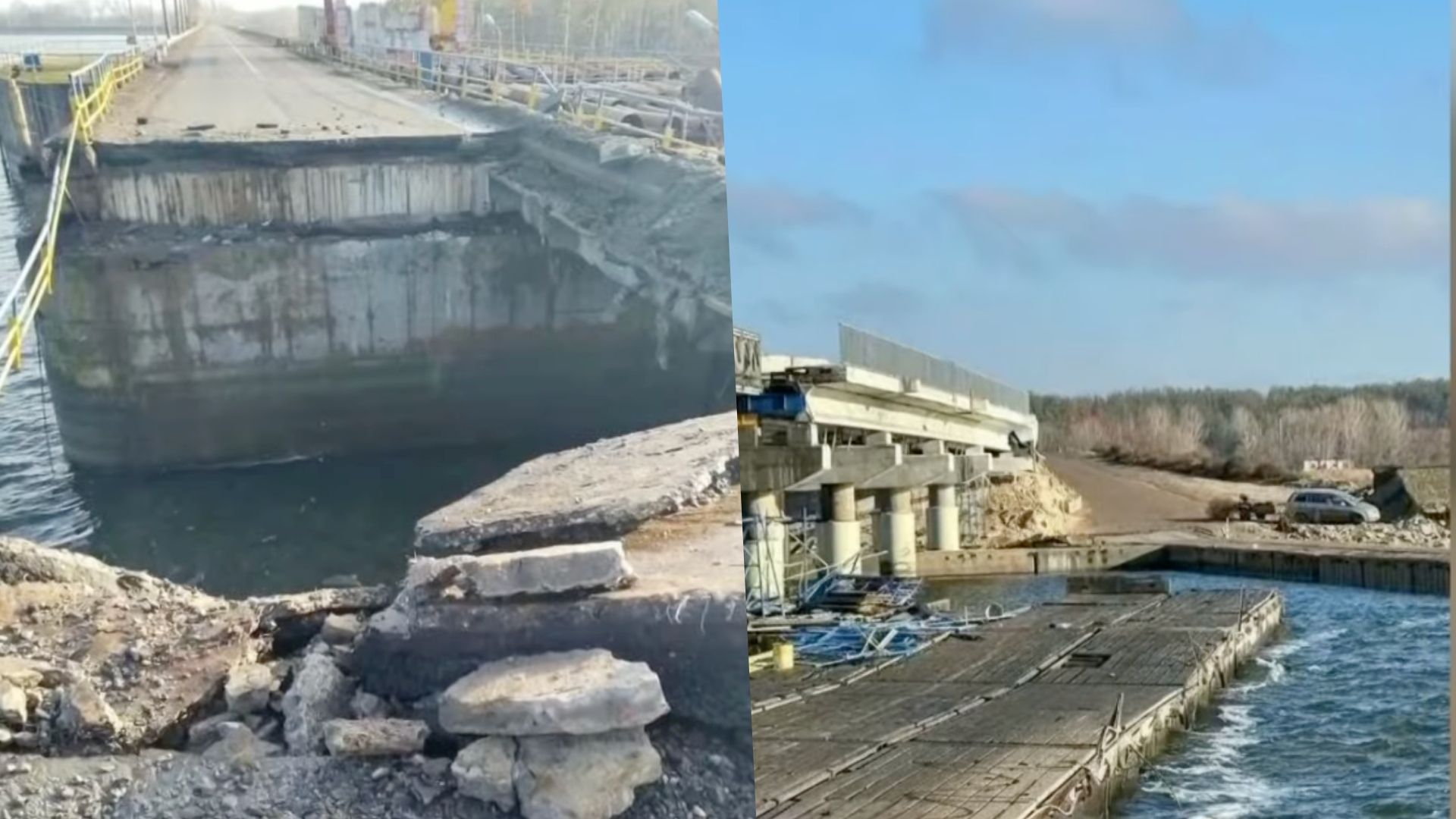 Россия ударила по плотине Печенежского водохранилища Россия ударила по плотине Печенежского водохранилища