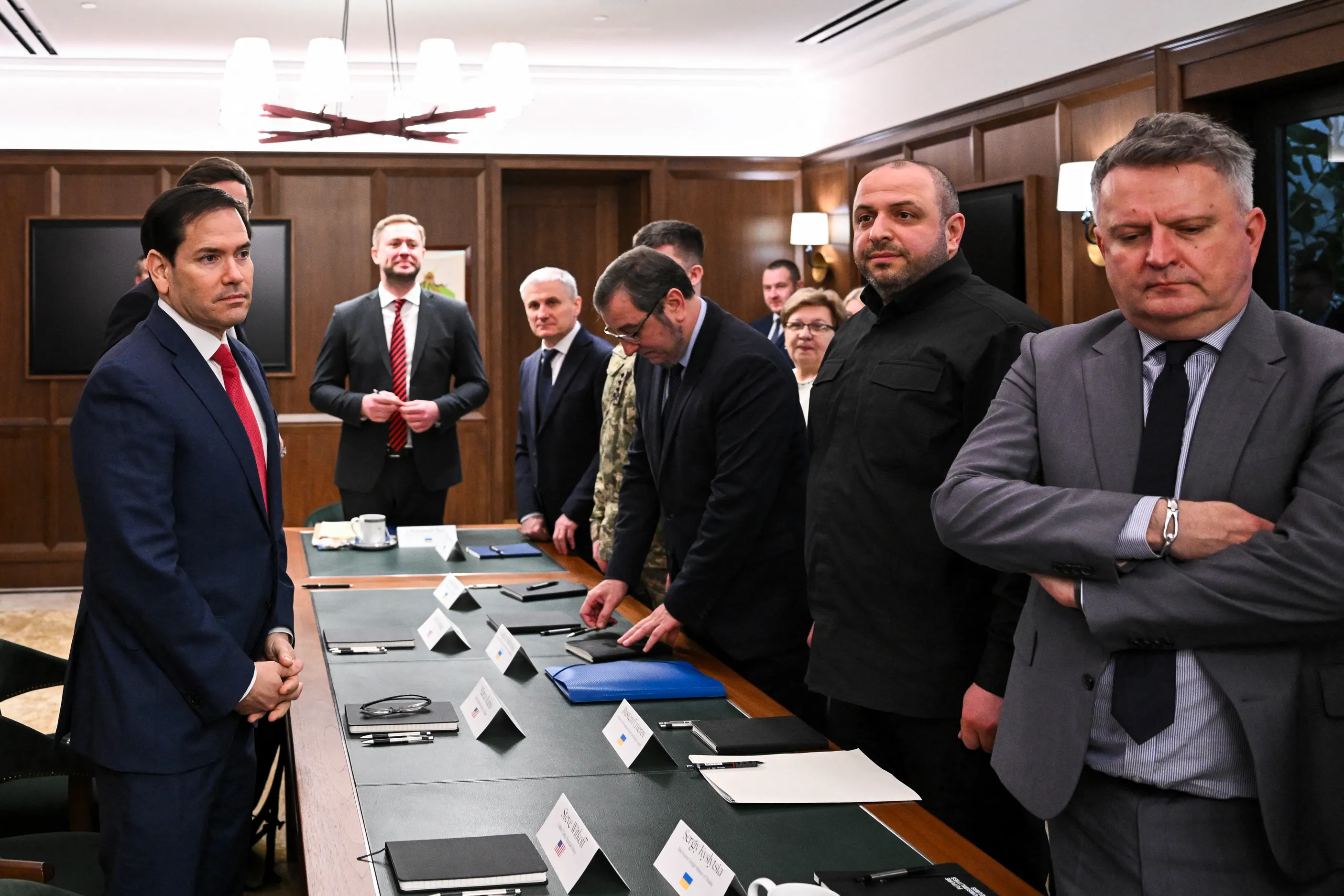 Рубио на переговорах с украинской стороной