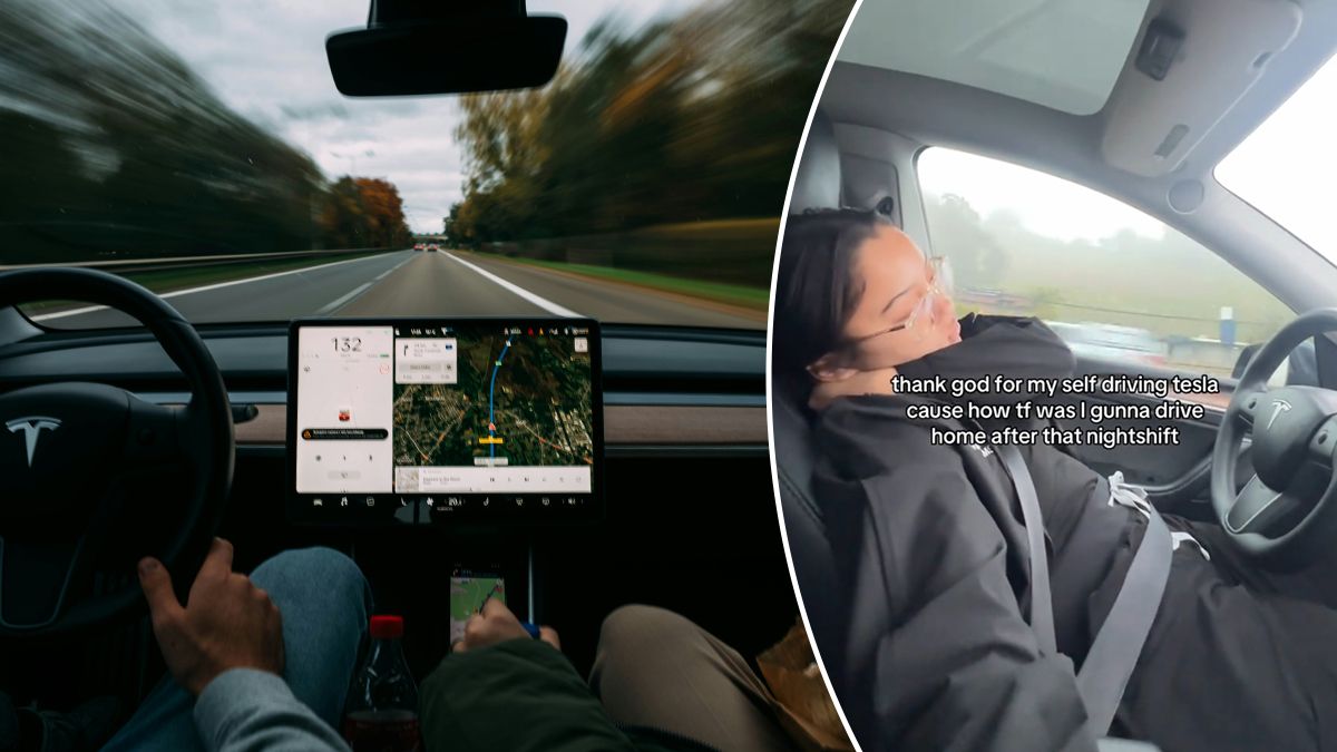 Медсестра нібито спала за кермом Tesla після нічної зміни й викликала суперечки в TikTok Медсестра нібито спала за кермом Tesla після нічної зміни й викликала суперечки в TikTok